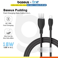 Baseus Pudding Series Fast Charger USB to i.P.h.o.n.e 2.4A - BANIECOM