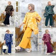 Leaf Pocket SET CP WAKA MAT.RAYON BY Dannis SOLO