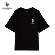 Us uspoloassn Pure Cotton Half-Sleeved t-Shirt Men Summer Paul Round Neck Loose Large Size t-Shirt