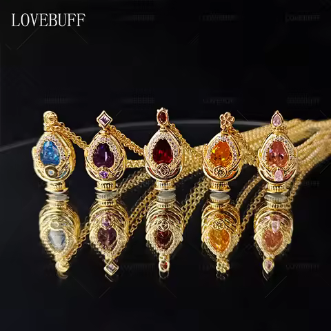 LOVEBUFF まどか☆マギカ Puella Magi Madoka Magica Soul Gem Inspired Pendant Necklace