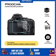 🔥READY STOCK🔥PROOCAM SPN-D3500 GLASS SCREEN PROTECTOR  NIK D3500 D3400 D3300 D3200 1