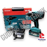 MODERN M-65 Impact Wrench Cordless Alat Pembuka Baut Impek Baterai
