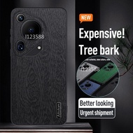 Luxury Bark Pattern Leather Case for Huawei Pura 70 Pro Plus Ultra 70Pro P70 P70Pro+ P70Ultra Pura70