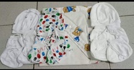Newborn baby pranela/hooded blanket/baby set of pranela with mittens,booties and bonnet