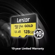 Lexar Professional Gold UHS-II V60 128Gb Micro SD Card Speed Up To 280MBps 4K Official Warranty
