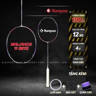 Vợt Cầu Lông Kumpoo Balanced 11 Đen Chính hãng Công thủ toàn diện Khuyến mại căng dây và cuốn cán vợ