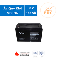 Ắc quy Vision xả sâu 6FM100D-X 12V-100Ah - (PDC-TECH)