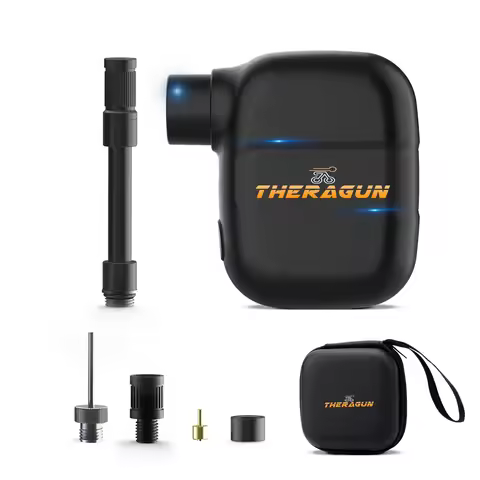THERAGUN Mini Portable Bicycle Pump Rechargeable Air Inflator 100PSI 5V Type-C Bike Accessories for 