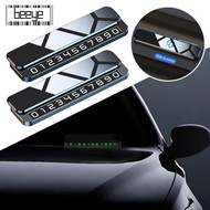 BEEYE Temporary Parking License Plate, Removable Hidden Design Parking Number Plate, Useful Metal Te