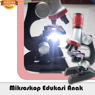 G7 Microscope Educational Children's Toy Microscope 1200X Magnification 4 Glasses Microscope Object