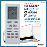 Sharp Gree fujiaire Electrolux 1HP air cond aircond air conditioner remote control SH-OFB