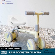 DF Height Adjustable Kids Balance Bike Baby Walker With 4 Wheels For Ages 12-36 Months Baby Children