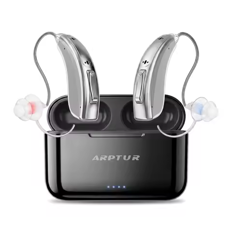 Hearing Aids for Seniors for Rechargeable Noise Cancelling APP Control 3-in-1 Function (Hearing Musi