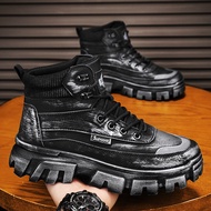 D193 Four Seasons Men's Shoes Distressed Martin Shoes-45 MBEZ