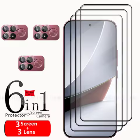 2/4/6in1 For Poco F9 Ultra Glass Xiaomi Poco F9 Pro Tempered Glass Full Cover Glue 9H Screen Protect