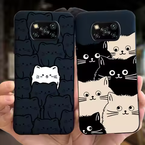 For Xiaomi Poco X3 Pro Case POCO X3 NFC Cute Cartoon Candy Color Phone Back Cover For PocoX3 X 3 NFC