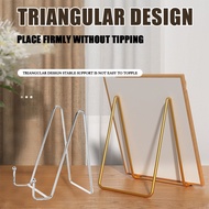 Metal Plate Stands Plate Display Stand Tabletop Picture Stand Holder Photo Frame Pedestal Holder