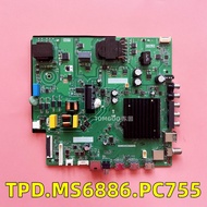 LCD TV three-in-one motherboard TPD MS6886 PC755 tested well
