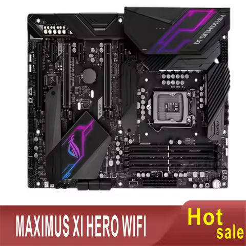 ROG MAXIMUS XI HERO WIFI 64GB HDMI M.2 LGA 1151 DDR4 ATX Z390 100% Tested Fully Work