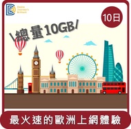 【DJB】桃苗選品—歐洲 上網卡 sim卡 10天10GB