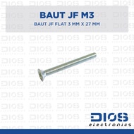 JF Bolt 3 mm x 27 mm M3/ / Bolt
