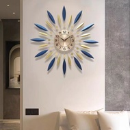Ready Stock❤Silent Quartz Fashion Clock Simple digital wall clock modern Living Room Wall Clock seik