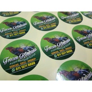3CM, 4CM, 5CM I Sticker Murah I Label Sticker I Sticker Kahwin I Sticker Aqiqah