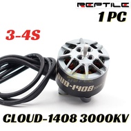 Reptile Cloud 1408 3000KV 3-4S 2mm Shaft Brushless Motor for CineWhoop CR1408-30