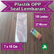 OPP Plastic Wet Cake 7x18Cm 8x18Cm 9x18Cm 9x20cm One Sheet Seal Plastic Sheet Contents 100 Sheets OP