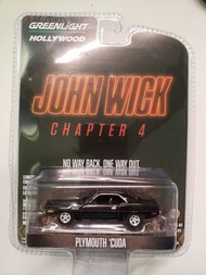 Greenlight - Hollywood John Wick Chapter 4 Plymouth Cuda