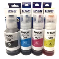 หมึก epson 001 Epson T03Y (001) Ink Bottle Set 4 สี หมึกสีย้อมสำหรับเครื่องพิมพ์ L4150 L4160 L5190 L