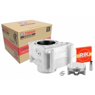 CERAMIC CYL.BLOCK+FORGED PISTON (FULL SET) - Y15ZR 65MM (SLEEVE+4MM/6MM/8MM) (MAX)/(SUPERHEAD)/(S MA