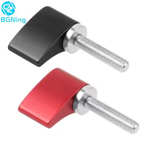 BGNing 2x Aluminum Adjustable M5x17mm M4 M6 Quick-release Locking Mount Flat Handle Screws Bolts Cam