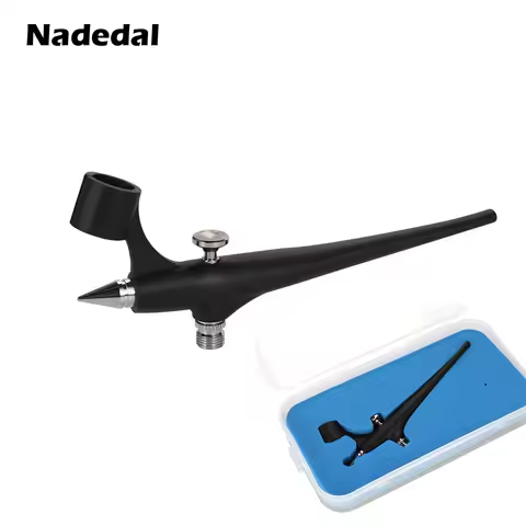 Nasedal Mini Size Marker Pen Lightweight Portable Pneumatic Spray gun Machine Black Model Tool with 