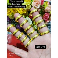 Brass money ring 91