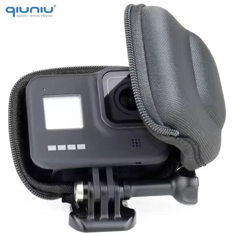 QIUNIU Protective Bag For GoPro Hero 13 12 11 10 9 Black or GoPro 8 Mini Case Compact Portable Box f