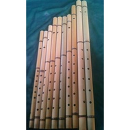 Suling Dandut 1Set Suling Bambu Isi 12