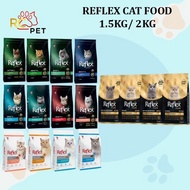 Reflex | Reflex Plus | Reflex Breed Dry Cat Food 1.5kg 2kg Hypoallergenic makanan kucing kitten