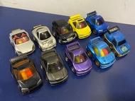 Takara 1998 1999 choro q Q版赛车 回力车Rotary magic rx-7 no.062 gt-r gtr bnr34 no.49 no.50 no.60 bcnr33 no