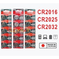 (Original) Maxell CR2016 / CR2025 / CR2032 3V Lithium Battery Coin Cell (1pc/5pcs) Remote Bateri Wat