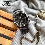 BALMER | 8118G BK-4 Chronograph Sapphire Men's Watch Black Stainless Steel | Official Warranty