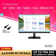 PRISM+ W250 25" 144Hz Productivity Flat Monitor [1920 x 1080][NEW UPGRADE FROM 24]