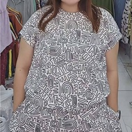 ABBY Cotton knittted terno short Can fitto xl to 3xl body frame.
