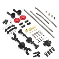 WPL C14 C24 C34 C44 C54 B14 B24 Metal Front Rear Axle and Drive Shaft Kit 1/16 RC Car Upgrade Parts Accessories
