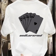 Baju LUCAS T-shirt Lucas Popular Item Printed Round Neck Top Tee Unisex Baju T Shirt Lelaki COTTON#0