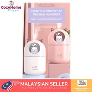Portable A205 USB Mini H2O Cute Cat Air Humidifier 300ML
