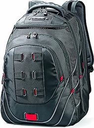 Samsonite Luggage Tectonic Backpack, Black/Red, 18", Tectonic Pft Laptop Backpack