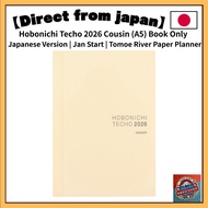 Kaizen Hobonichi Techo 2026 Cousin (A5) Book Only | Japanese Version | Jan Start