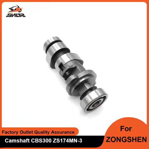 SNOR Motorcycle Camshaft Assembly Cam Shaft For ZONGSHEN CBS300 ZS174MN-3 Water-Cooled 4T Engine AVA