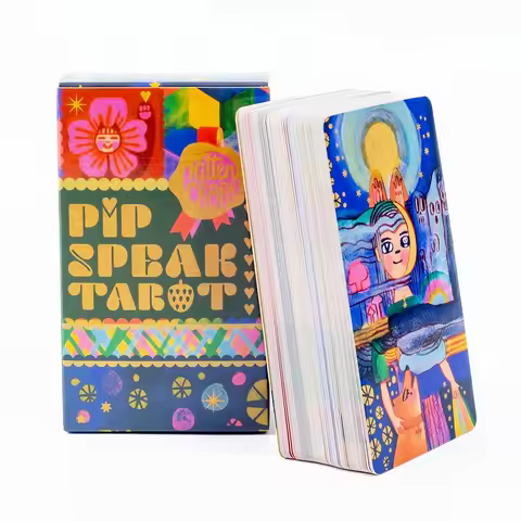 Pipspeak Tarot 10.3*6cm A Delightful 78-card Marseille-style Deck Embrace The Whimsical World of Pip